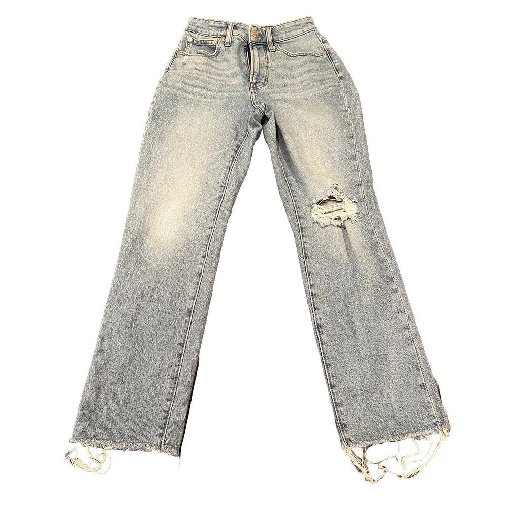 Madewell Women’s Jeans Size 25 (Size 2) Denim Curvy Perfect Vintage Distressed